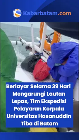 Tim Ekspedisi Pelayaran Akademisi (EPA) III Korps Pecinta Alam (Korpala) Universitas Hasanuddin (Unhas) tiba di Batam, Kamis (11/9). Mereka disambut Sekretaris BPW KKSS Kepri Amrullah Rasal, Ketua BPD KKSS Batam Andi Tajuddin, Lembaga Adat Melayu (LAM), hingga Komando Daerah Angkatan Laut (Kodaeral) IV Batam. #epakorpala #korpalaunhas #unhas #ekspedisikorpala #melayubugis #batamkita #pulaubatam #mahasiswaunhas