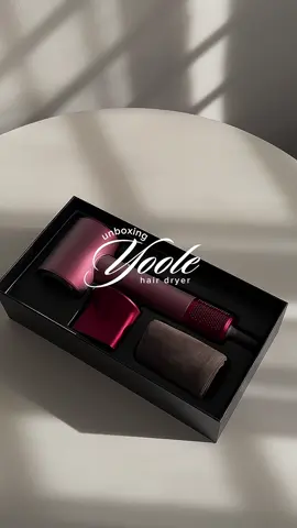 unboxing the newest upgraded yoole high-speed hair dryer — the perfect christmas gift!! 🍒 #yoole #hairdryer #hairblower #dryer #blower 