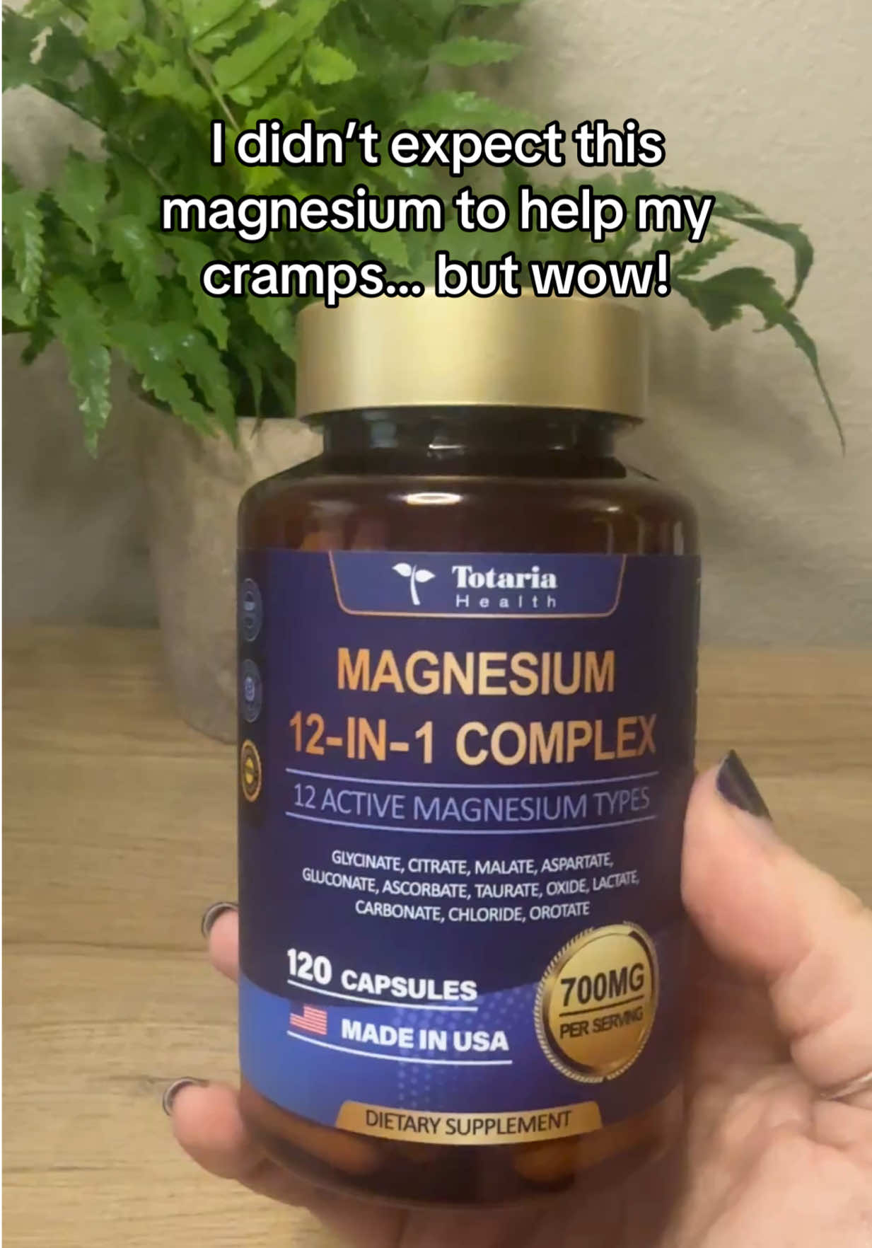 Relief you can feel. The 12-in-1 Magnesium Complex is designed with twelve different forms of highly absorbable magnesium to support your whole body. Many people take magnesium for sleep and energy, but it can also make a huge difference for menstrual cramps, stress relief, and muscle recovery. After just a few weeks of daily use, you’ll feel more balanced, more energized, and better rested — with cramps and discomfort reduced. #PeriodCare #WellnessTok #BetterSleep #EnergyBoost #HormoneHealth