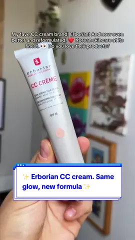 ✨ Same glow, new formula ✨ The iconic Erborian CC Cream just got an upgrade: your skin, but even better 💫🤍👌🏻 @Erborian  Which is your favourite CC / BB cream? 👀 …. #koreanskincare #koreanmakeup #erboriancccream #cccream #glowyskin 