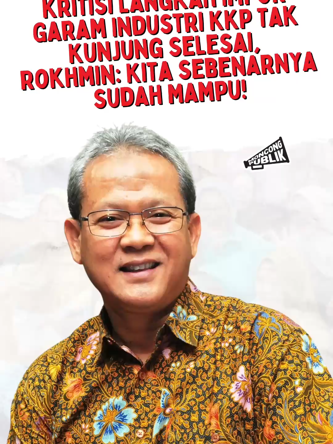 Anggota Komisi IV DPR RI Fraksi PDI Perjuangan, Rokhmin Dahuri, melontarkan kritik keras terhadap langkah impor garam industri yang tidak kunjung diselesaikan oleh Kementerian Kelautan dan Perikanan (KKP).    Menurutnya, kebijakan impor yang terus berulang hanya menunjukkan ketidakseriusan pemerintah dalam memajukan produksi garam industri lokal.    Rokhmin menegaskan, Indonesia sebenarnya sudah mampu memproduksi garam industri. Potensi besar itu bisa tercapai jika pemerintah benar-benar memberikan dukungan penuh, mulai dari perbaikan teknologi, infrastruktur, hingga pendampingan bagi petambak garam lokal.    Yang dibutuhkan sekarang bukan lagi alasan untuk impor, melainkan keberpihakan yang nyata. Dengan dukungan pemerintah yang konsisten, produksi garam industri bisa terus ditingkatkan, sehingga ketergantungan pada impor dapat dikurangi bahkan dihentikan. #moncongpublik #pdiperjuangan #fraksipdiperjuangan #rokhmindahuri #garam #impor #garamindustri