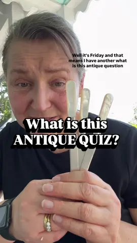 🎥✨ What is this antique? ✨🎥 These gleaming little knives feature mother-of-pearl handles with sterling silver ferrules. 🌿 A true treasure from the past, beautifully crafted and still as elegant today. Can you guess what they were used for? 🤔 Answer revealed Monday! 🖤 Available now at The Marialva Collection – link in bio. #whatisthisantique #themarialvacollection #antiqueknives #motherofpearl #victorianantiques    