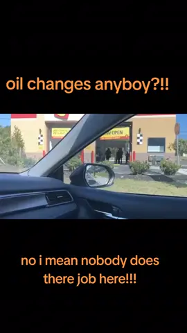 do they always think the camera is on them? or is buisness really that slow? #oilchange #cars #funny 