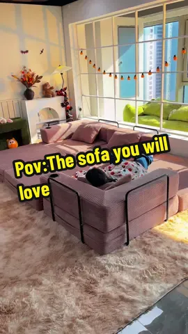 The comfortable sofa I recently found #fyp #vrial #sofa #sofabed #multi 