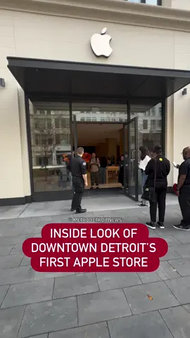 OPENING TODAY: Apple will open its new store in Downtown Detroit on Friday. The store is located on Woodward Avenue, just steps from Hudson’s Detroit. Doors open at 5 p.m., with many team members ready to welcome customers. The opening coincides with the release of the iPhone 17. Check out an inside look above.