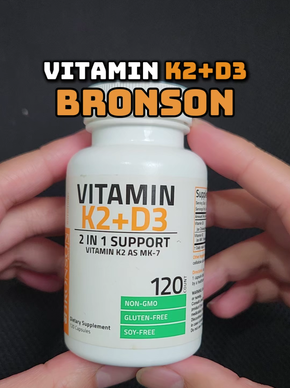 Vitamin K2+D3 Bronson membantu menjaga daya tahan tubuh, tulang, gigi dan rambut #vitamin #vitamind #vitamink #vitamink2d3 #bronson 