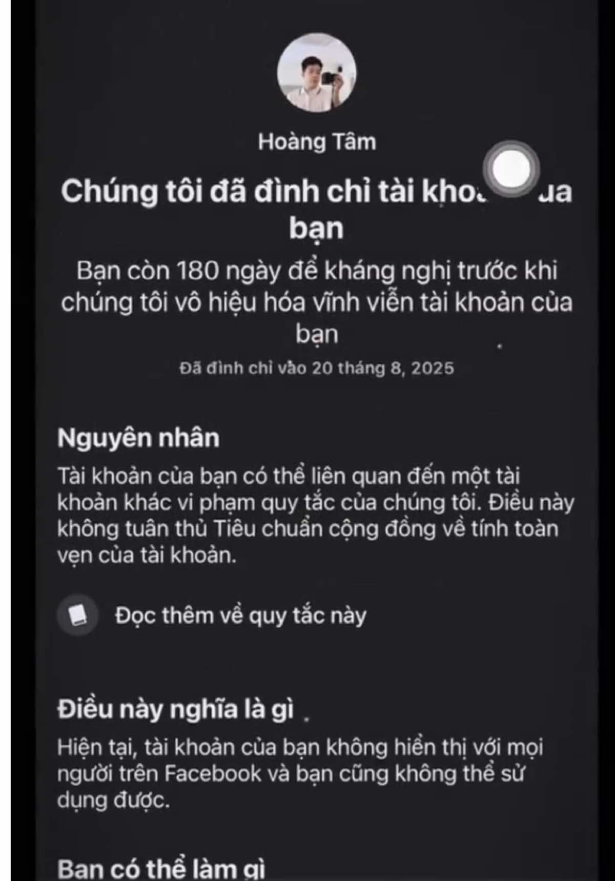 Mở khóa fb bị khóa 180 ngày. Nếu mọi người mới bị với lại Facebook quan trọng tuyệt đối không được bấm vào nút kháng nghị, khi bẩm kháng nghị không được tài khoản sẽ (vô hiệu hóa vĩnh viễn) rất khó để mở nhiều khi chịu chi cũng chưa chăc mở được.#facebookbikhoa180ngay #dinhchi180ngay #xuhuong #xh #dvfb 