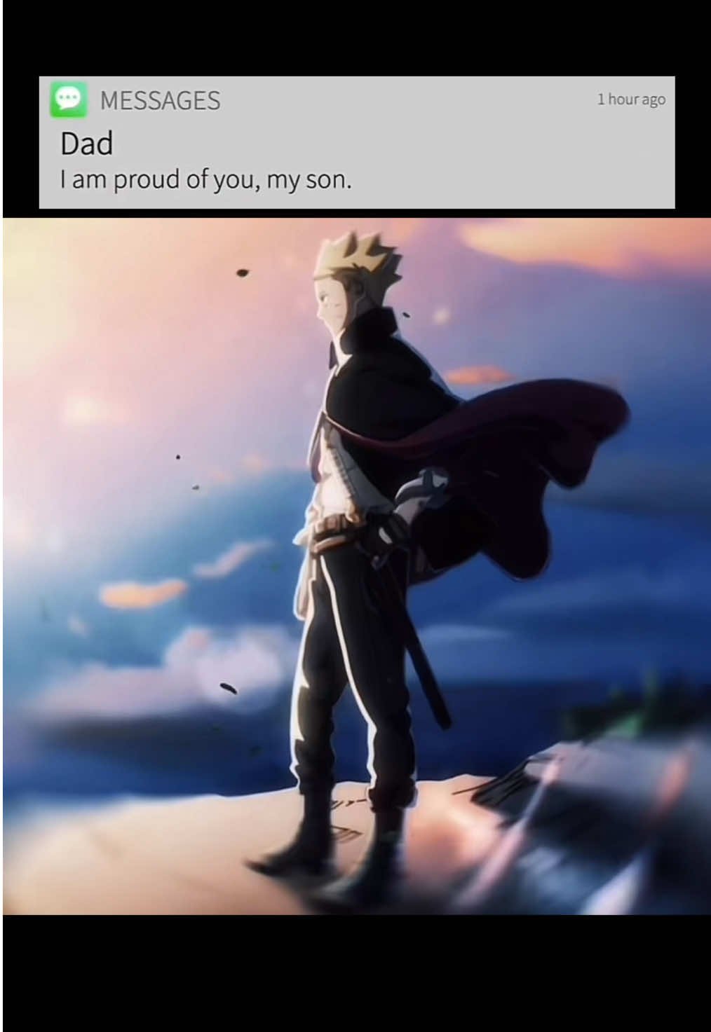 Naruto is always proud of Boruto 😊 #boruto 