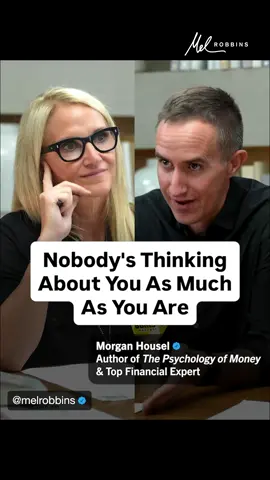 This story that top financial expert Morgan Housel told me has been stuck in my head ever since… When Morgan worked as a valet at a luxury hotel, he noticed something surprising: Every time a fancy car pulled up, everyone stared at the car. Nobody cared about the driver. That’s the trap you fall into. Buying things to impress people who aren’t even paying attention. The truth? People aren’t thinking about you.  They’re thinking about themselves. When you realize that, you stop wasting money trying to prove your worth and start building a life that actually feels good to YOU. This episode of The Mel Robbins Podcast is out now! 🎧 “The Best Financial Advice You’ll Ever Hear.”  #melrobbins #melrobbinspodcast #financialexpert #financetips