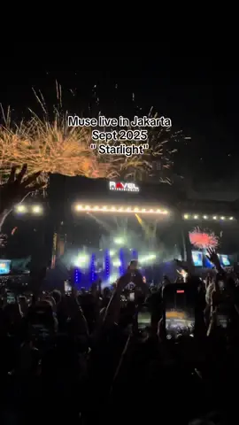 Lagu penutup Muse live in Jakarta  Sept 2025 