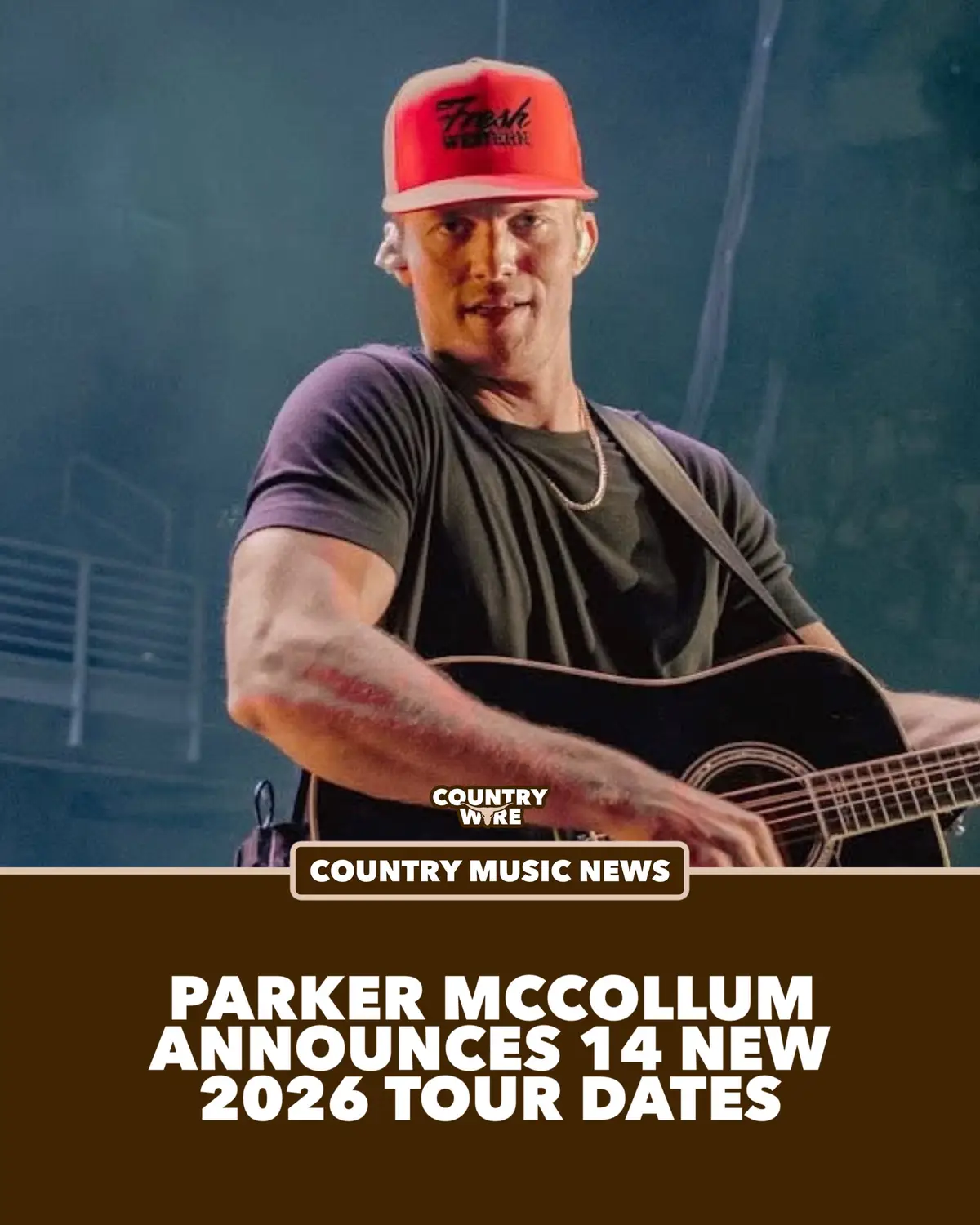 Parker McCollum announces 2026 tour dates. #parkermccollum #tour #concert #country 