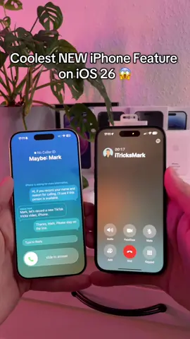 🚨Coolest NEW iPhone Feature on iOS 26 - Call Screening 😱📞 What is your favorite new iOS 26 Feature so far? 👀 #apple #newiphone #ios26 #iphone17 