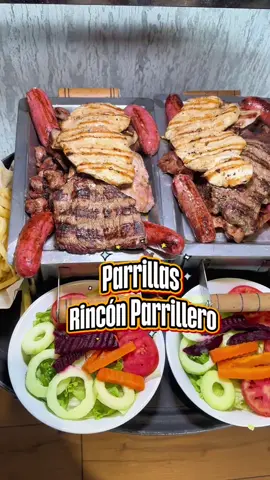 Nos pidieron 4 parrillas Rincón Parrillero 😋 ¿Y tú ya lo probaste? #polloalabrasa #villaelsalvador #parrillas #bife #picaña 