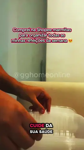 Leia a descrição. 😀 Potes organizadores de 500 ml para ideal para você que conservar suas marmitas e guardar alimentos. Aproveite já! #comida #bolo #cozinha #shopee  #Fitness 