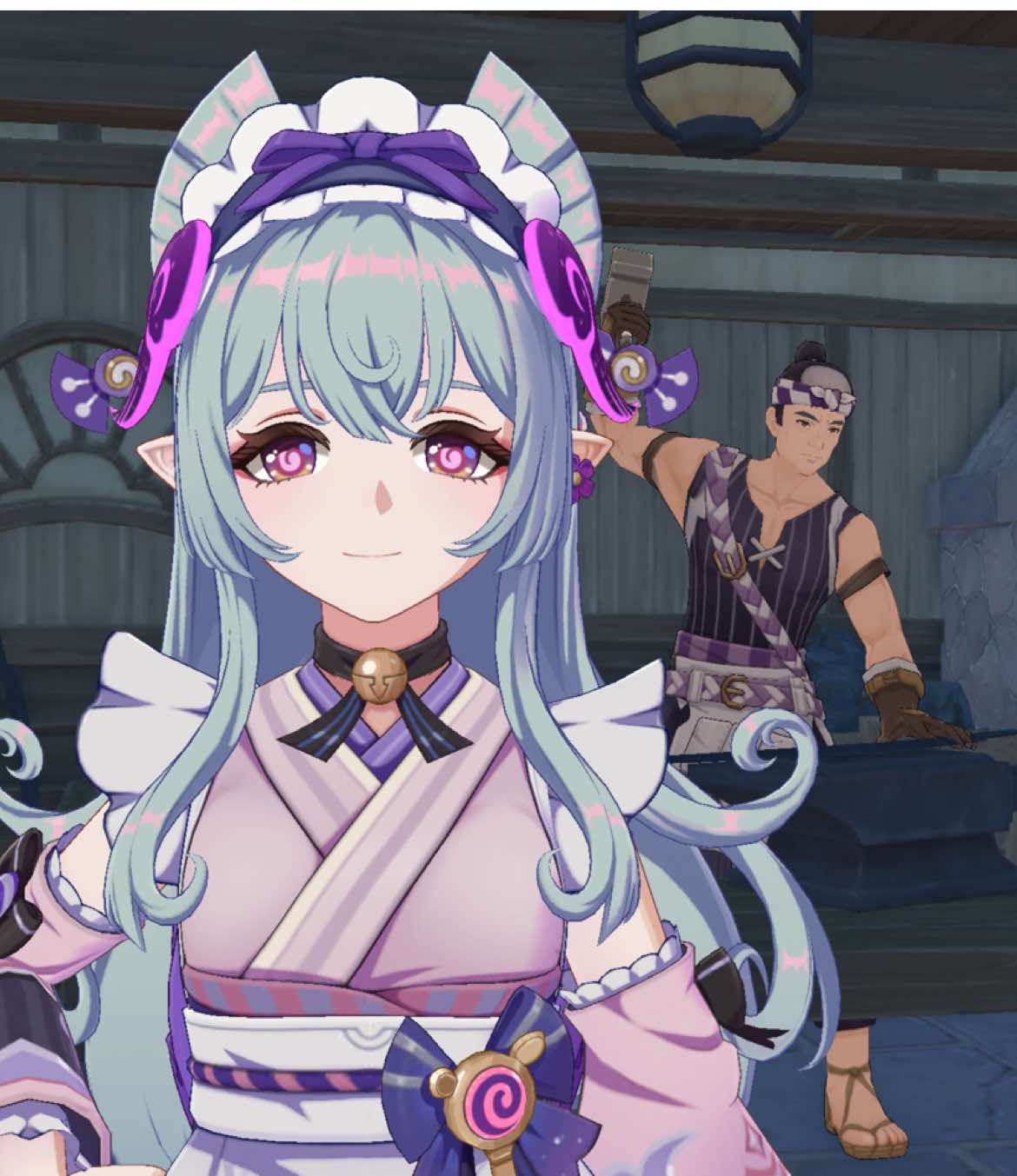 #MIZUKI || saw someone else do this dk who😭.. MIZUKI EXPERT MOCHI MAKER🔥🔥🙏 #GenshinImpact #genshin #yumemizuki #