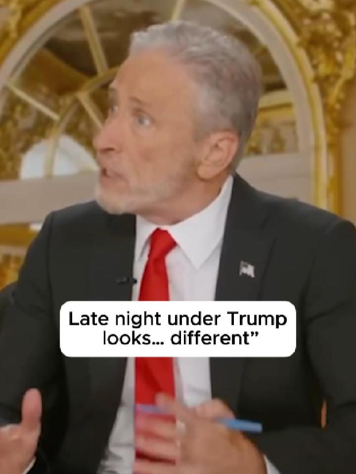 Jon Stewart pretends he has to tiptoe around Trump in his first monologue since the Kimmel firing 😂😂 #jonstewart #fyp #dailyshow #freespeech #jimmykimmel