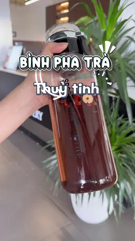 Bình pha trà thuỷ tinh cao cấp chịu nhiệt tốt #binhphatra 