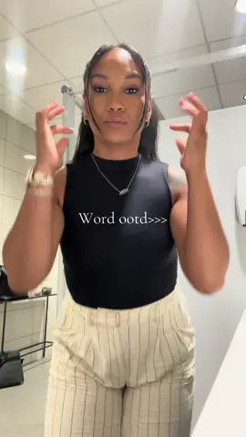 Word ootd>>> I love me a cute ootd #workootd #work #OOTD #casualoutfits #getreadywithme 