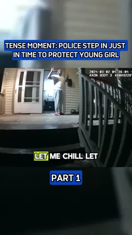 Tense Moment: Police Step In Just in Time to Protect Young Girl P1 #bodycam #bodycamcops #police #cops #foryou 