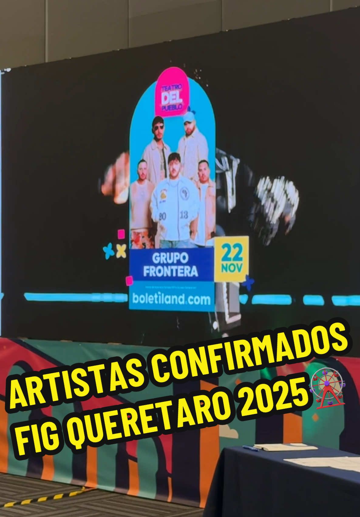 🎡 Artistas confirmados #FeriaQueretaro2025  #Queretaro Atentos a las sorpresas #miketelleva 
