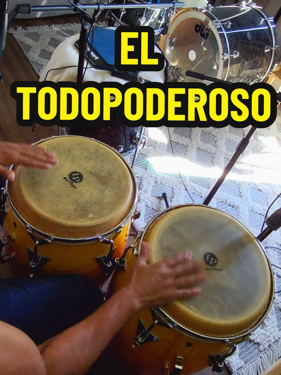 El Todopoderoso, es el Señor! 🙌🏽🙌🏽 HECTOR LAVOE conga cover #salsa #percussion #percusion #conga #congas 