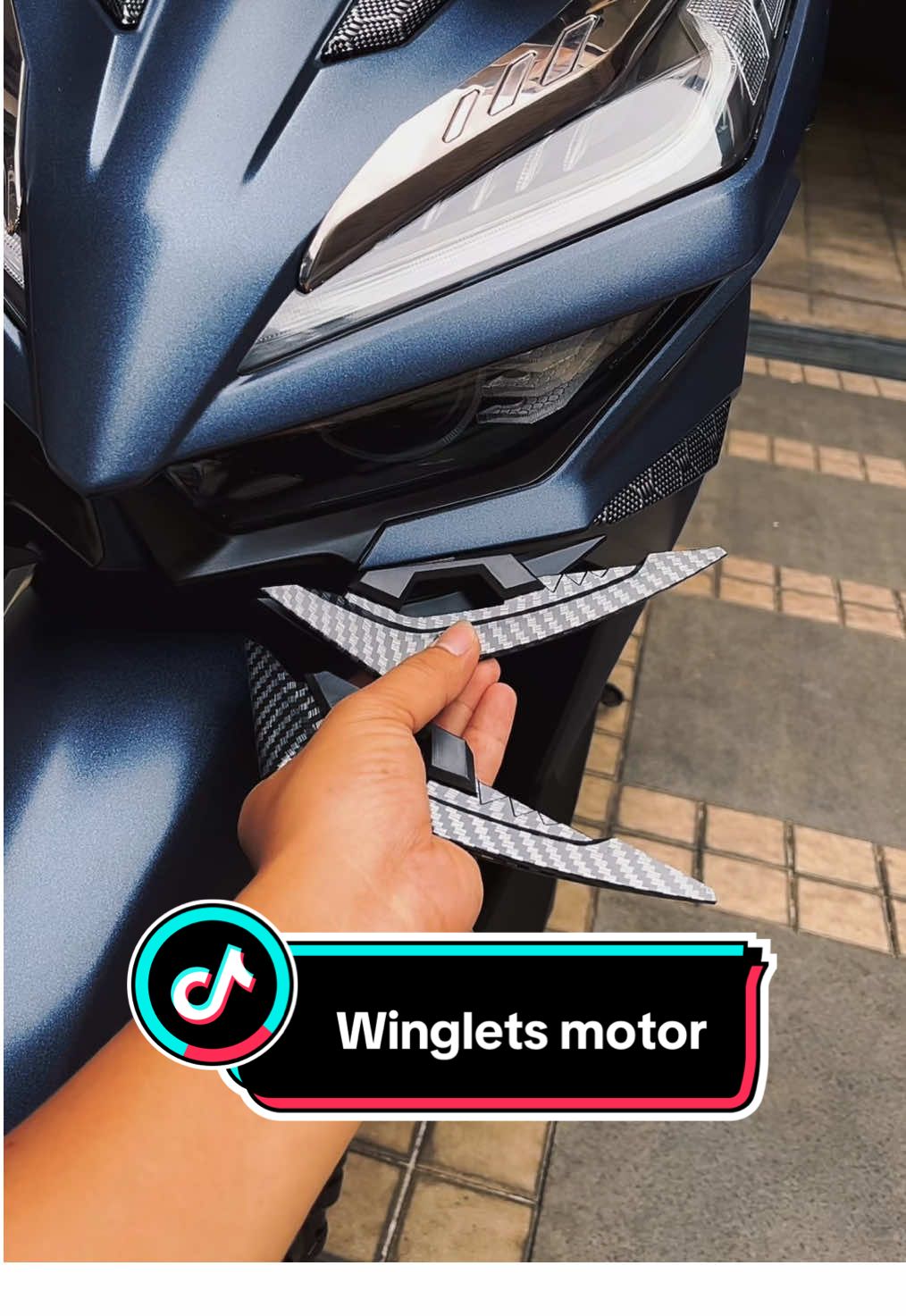 Spoiler winglets universal motor  #vario125newgen2 #variasimotor #aksesorismotor #motorcycles 