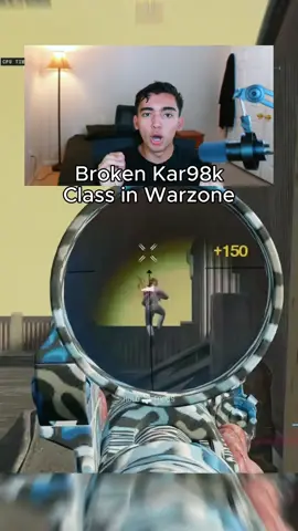 One Shot Kar98 Class #warzone #bo6 #warzoneloadouts #gaming #kar98 