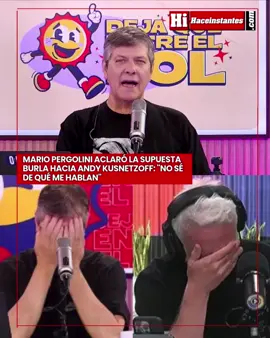Mario Pergolini aclaró la supuesta burla hacia Andy Kusnetzoff: 