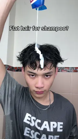 Shampoo makes your hair flat 🧴 