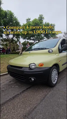 From 1998’s launch to today’s cult status — the Fiat Multipla packed six seats, huge cargo space and quirky style for a budget price. Once mocked, now beloved. #FiatMultipla #CarFacts #WeirdCars #CarTok #cultclassic 