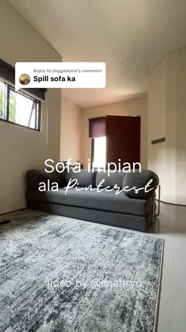 Replying to @jinggadunia Setelah survey kesana kemari cari sofa untuk imah Ryu akhirnya pilihan sofa jatuh ke sofa multifunction ini. Selain jadi sofa bisa juga jadi sofa bed dan dikreasikan sesuai keinginan kalian untuk penempatannya. Udah ada anti slipnya jadi ga gampang geser dan covernya juga resleting bisa dicuci atau diganti covernya.  Sofanya bisa custom size, dan bisa custom warna juga. kami pilih size 200x100 (sofa) 200x200 (sofa bed) dan warna graphite.  Kami beli sofa ini di @damarterang.furniture  Kalian tertarik juga kah?  #sofa #sofabed #sofapinterest #minimalistsofa #inspirasirumah 