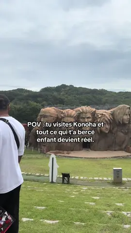 Ta été bercer toute ton enfance dans ça et tu t’y retrouves pour de vrai 🤯 #narutoshippuden #konoha #japan 