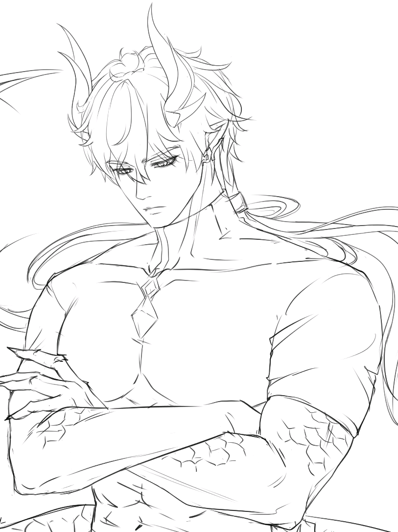 just an excuse to draw more Dan Heng PT ehe. #danheng #caelushonkaistarrail #dancae #danhenghonkaistarrail #caelus 