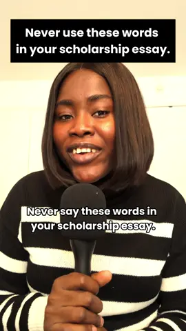 Day 2 of #Scholarship30 ✨ Your essay should make you stand out, not sound confusing. Today we are showing you the words & phrases to AVOID so your story truly shines.  #scholarshiptips #studyabroad #scholarshipessay