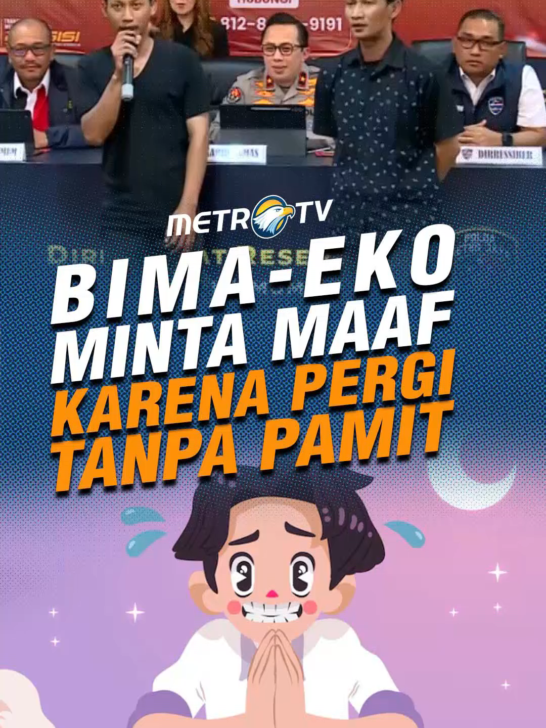 Dikabarkan hilang setelah demo ricuh di Jakarta pada akhir Agustus lalu, Bima Permana dan Eko Purnomo akhirnya ditemukan dalam kondisi baik. Mereka juga meminta maaf karena sudah membuat gaduh. #tiktokmetrotv #tiktokberita #beritaviral #beritatiktok #terkini #viral #fyp #indonesia #bimapermanaputra #ekopurnomo #hilang #pulang #mintamaap #maap #maaf