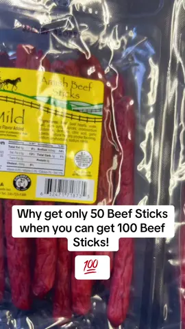 Order 2 of the 50 count Beef Sticks now!