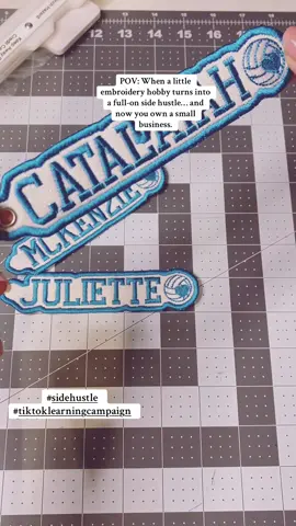 This is a sign to turn your hobby into a side hustle.  Dust off your embroidery machine and let’s grow together.  #sidehustle #TikTokLearningCampaign 