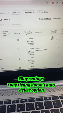 EBay settings.                                          #ebay #fyp #ecommerce #sellers #sellers #foryourpage #onlinebusiness #foryou 