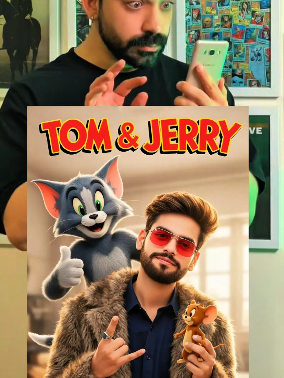 @Gemini Trending Tom&Jerry Photo Prompt #gemini #photoediting #tomandjerry #fyp #creatorsearchinsights 