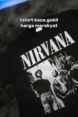 Buat nongki keren juga #fyp #kaosoriginal #nirvana  #kaosdistro #kaosband 
