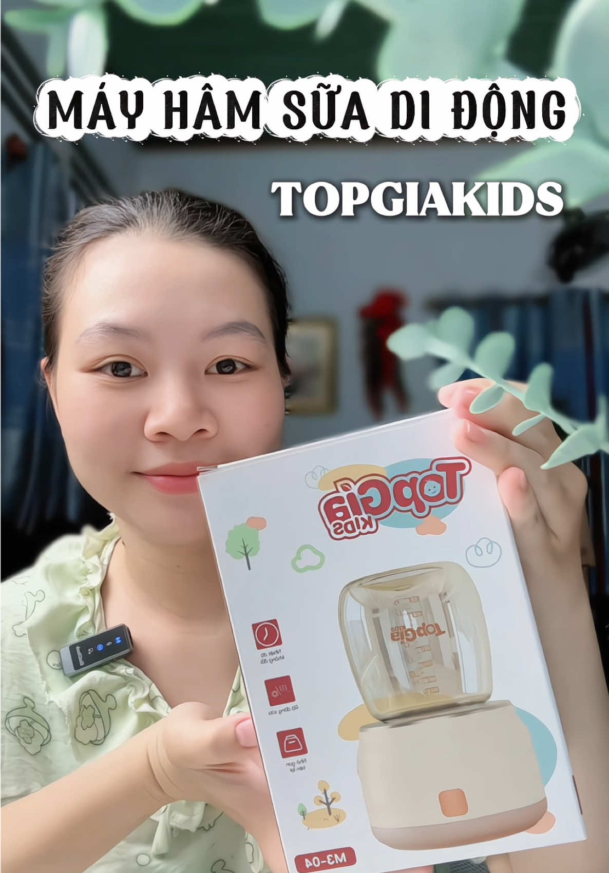 Nhỏ gọn - tiện lợi các mom đem đi đâu cũng dễ dàng ☺️ bỏ gọn trong giỏ xách luôn ó #xuhuong #vairal #topgiakids #mebimsua #mayhamsuacamtay 