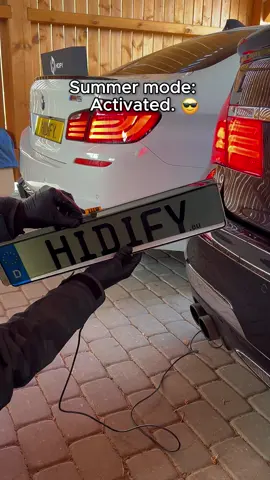 Hide it when you want. Show it when you need.  #FlipMyPlate #CarHackUK #DutchScene #StealthDriven #AutoTechEU