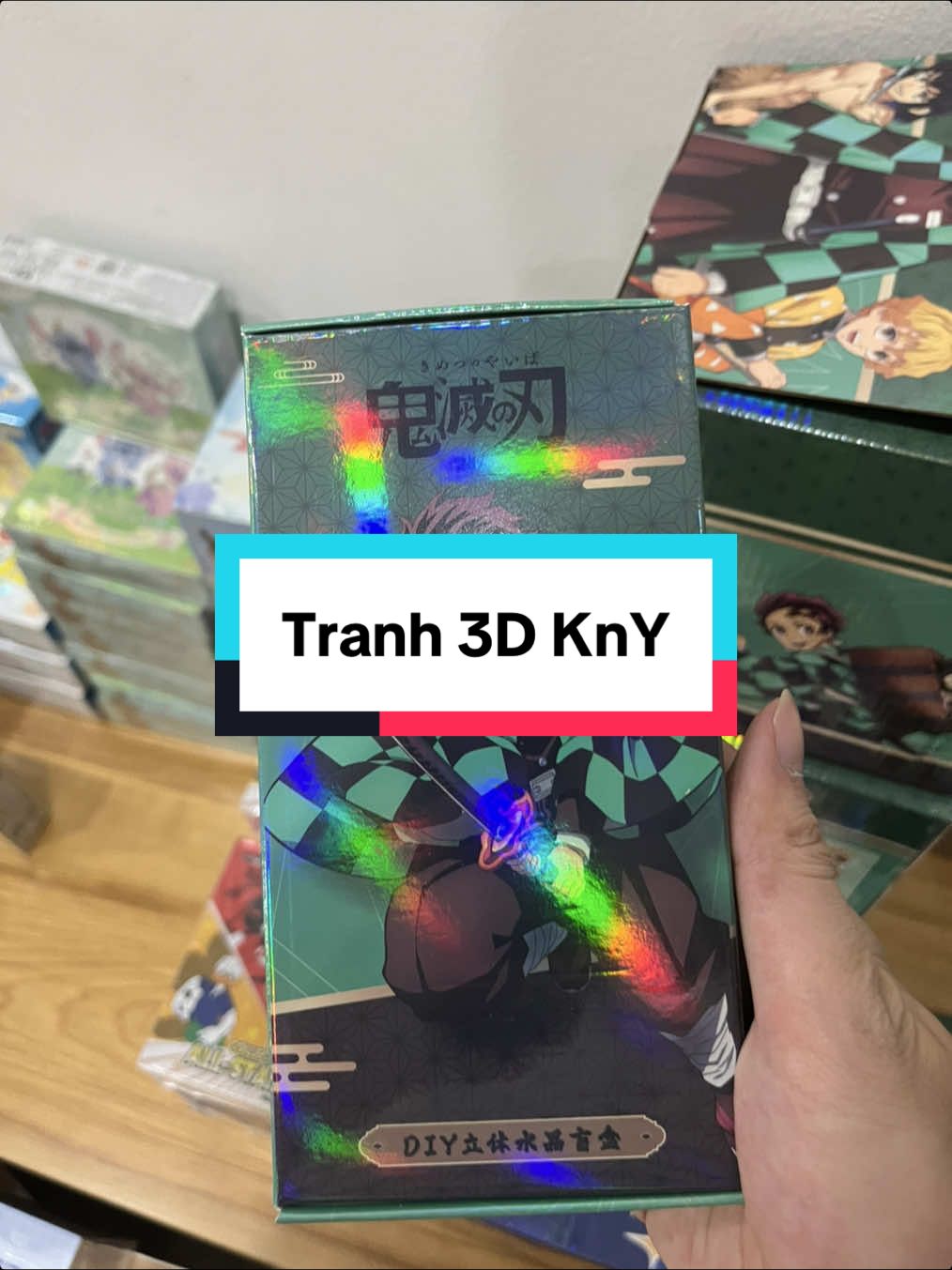 Dạo này thấy quay xấu quá, sắp tới tui sẽ cố gắng cải thiện nha #CapCut #kimetsunoyaiba #tranh3d #blindbox #unboxing 