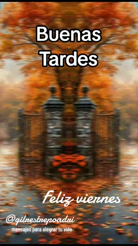 BUENAS TARDES. FELIZ VIERNES 😘  #buenastardes  #felizviernes  #felizybendecidatarde  #videodebuenastardes  #mensajesparaalegrartuvida 