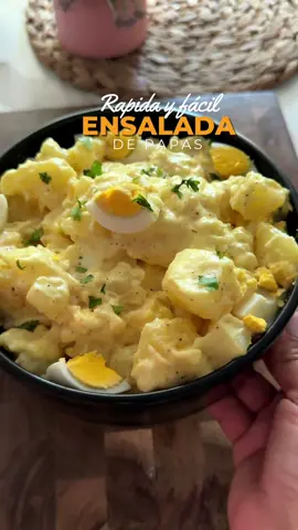 Ensalada de papas 🥔 😋 #cocinafacil #parati #ensaladadepapa #honduras #viral 