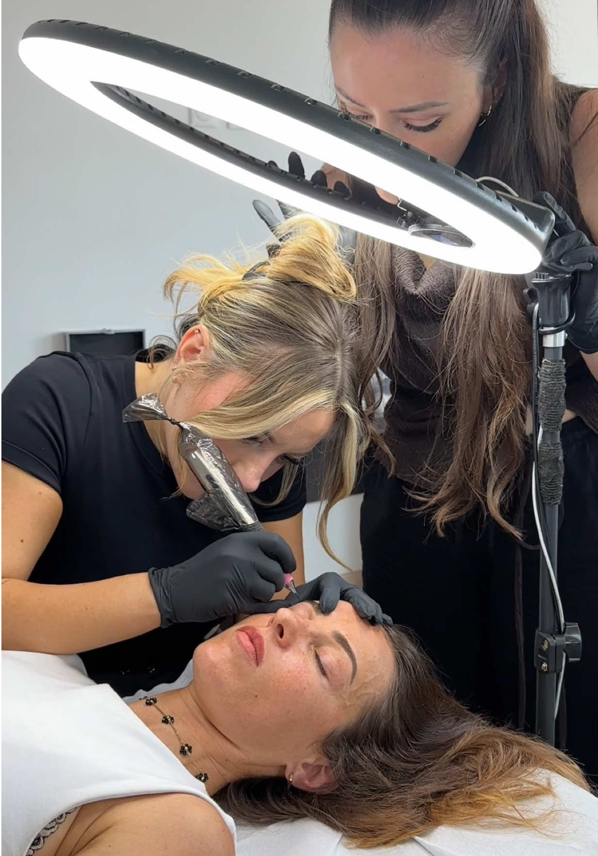 Doing what we do best! Changing lives everyday with ombré powder brows🥹🩷 #ombrebrows #nyc #jerseybrows #newjerseyombrebrows #microblading 
