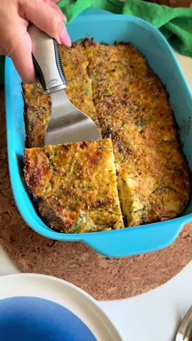 EASY HAM + CHEESE ZUCCHINI BAKE 😋 full recipe is on my website: HungryHappens.Net #lowcarb