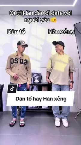 Buổi hẹn đầu tiên: chọn vibe bad boy hay oppa hiền lành ạ? 🤭 #phoidonam #LearnOnTikTok #OOTD #xuhuong #thoitrang 