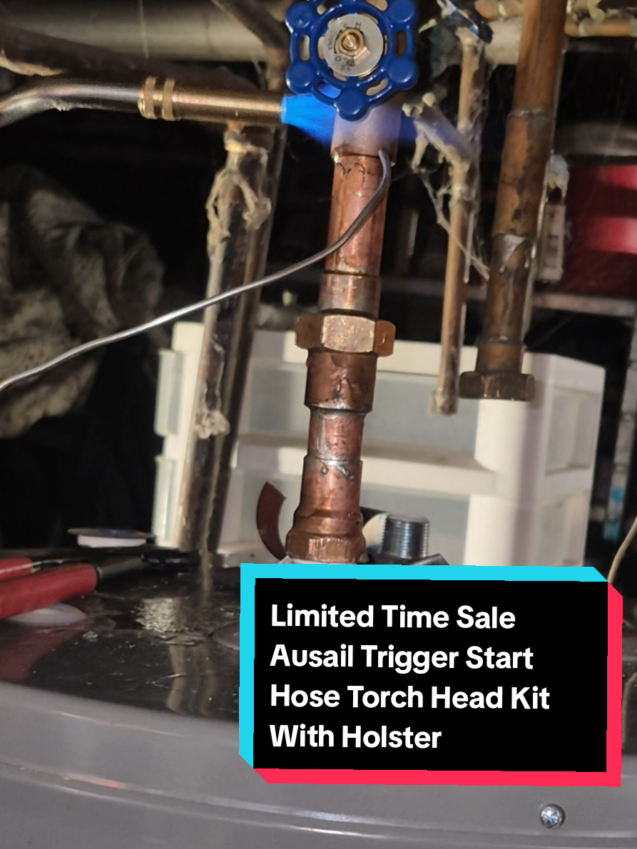 Limited Time Sale- Ausail Trigger Start Hose Torch Head Kit With Holster        #sweatingcopper #toolsofthetrade #tiktokshop #torch #tiktokshopcreatorpicks 