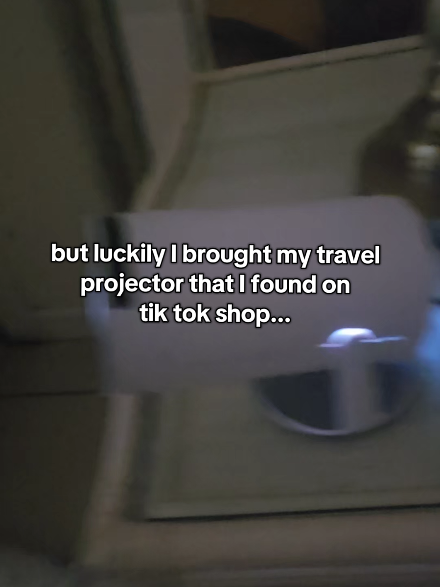 This thing is small, portable, comes with a remote and has built in apps plus you can download more #portableprojector #projector #tiktokshopcreatorpicks 